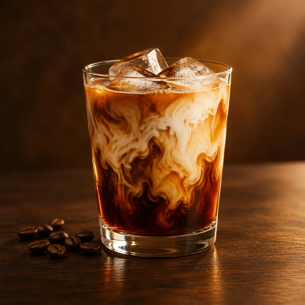 Latte glacé à l'érable